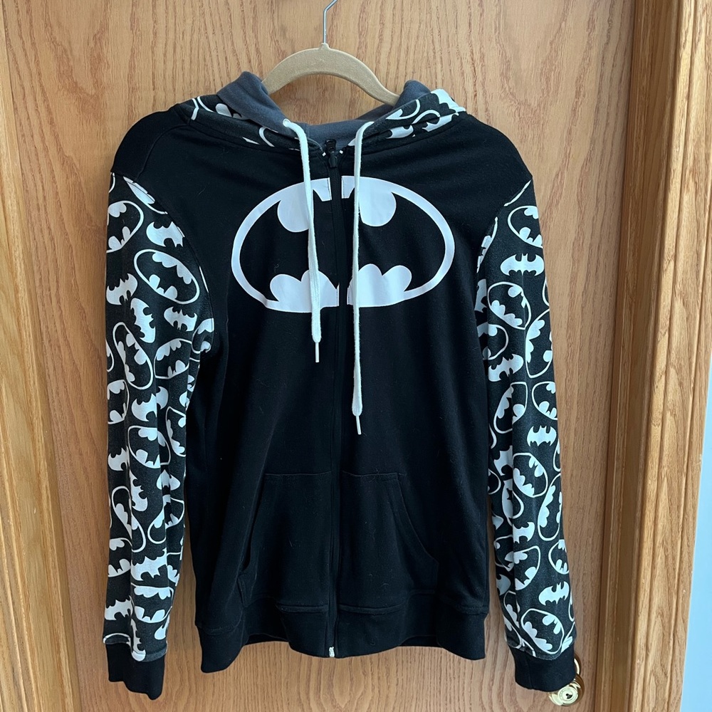 Batman reversible zip up hoodie